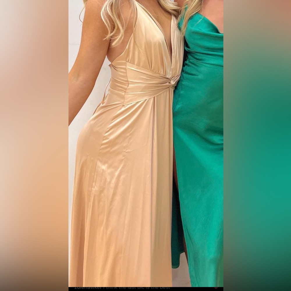 Champagne Beginning Boutique Dress size small